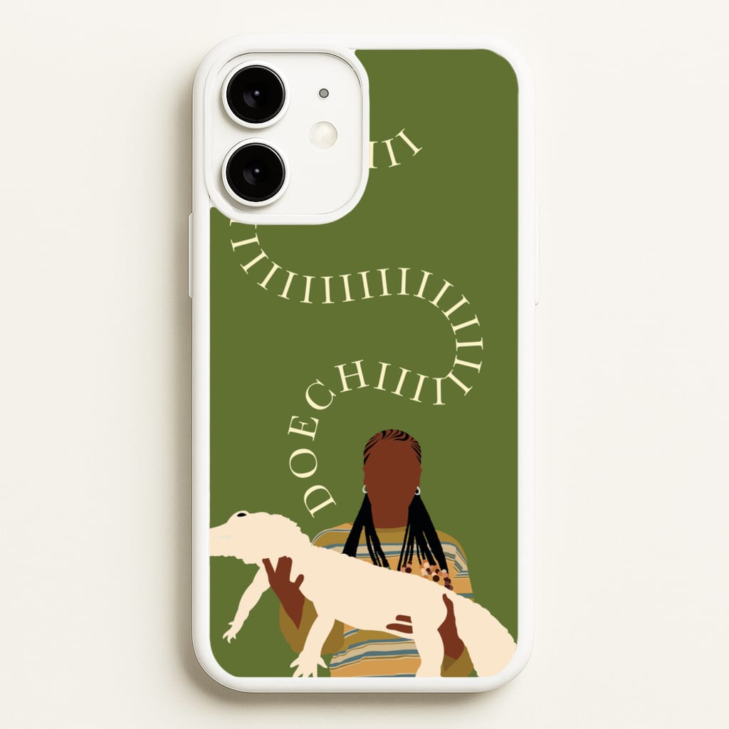 Rapper Holding Alligator - Doechii Phone Case for iPhone 11