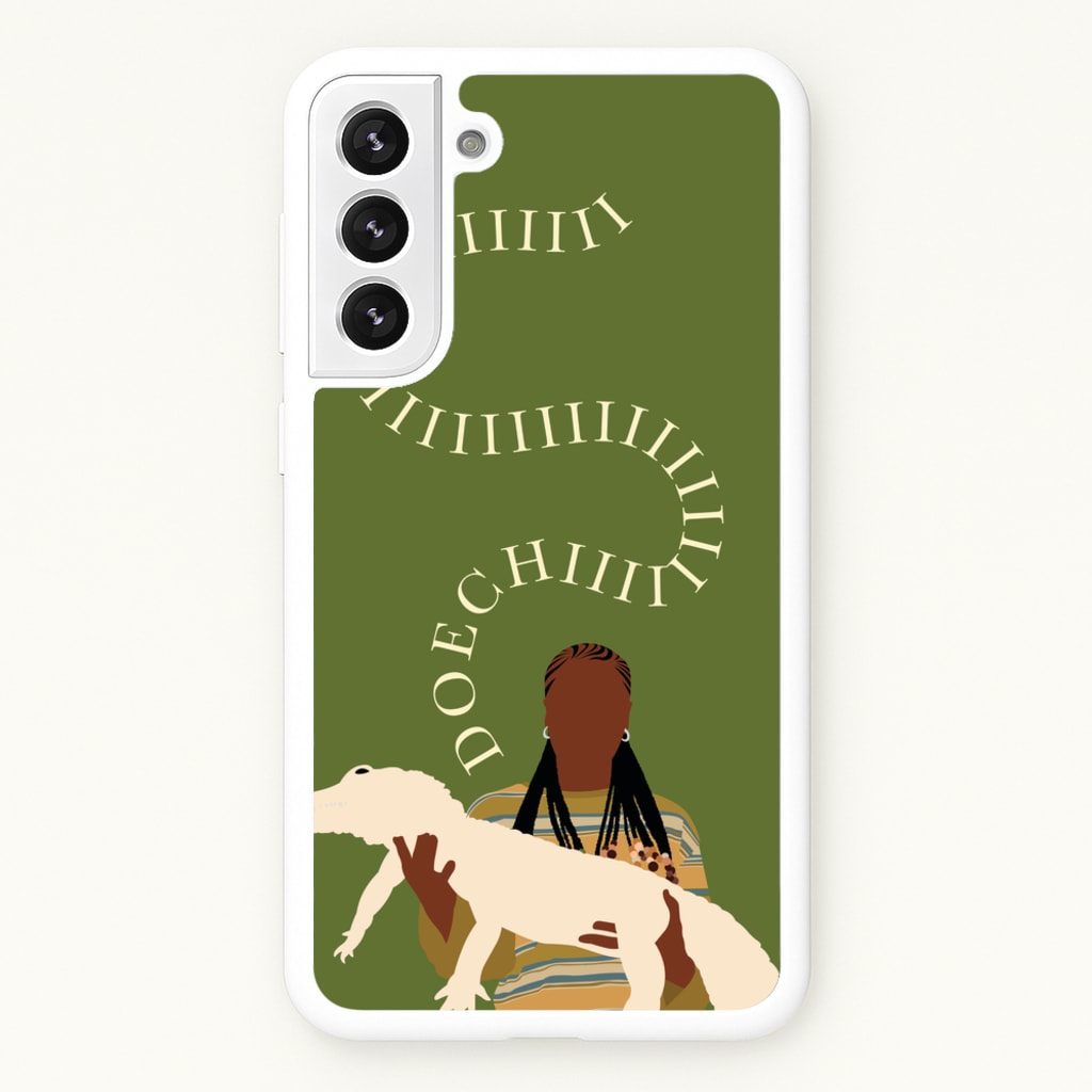 Rapper Holding Alligator - Doechii Phone Case for Galaxy S21 Plus