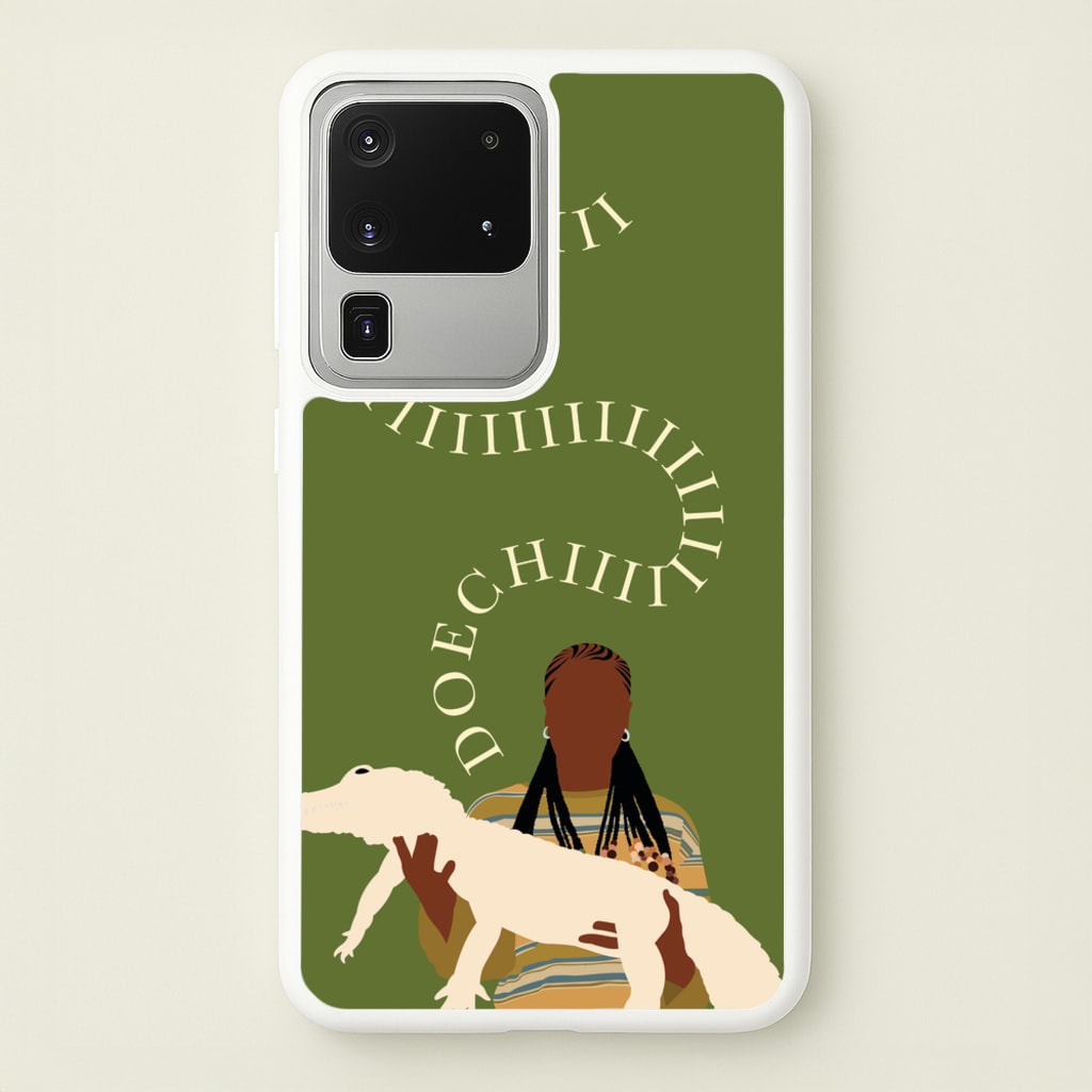 Rapper Holding Alligator - Doechii Phone Case for Galaxy S20 Ultra