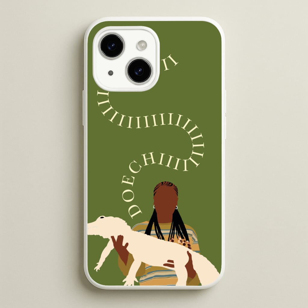 Rapper Holding Alligator - Doechii Phone Case for iPhone 15