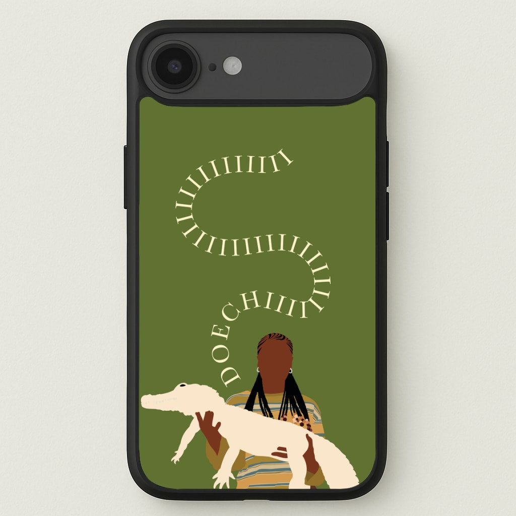 Rapper Holding Alligator Phone Case for iPhone 17 Air