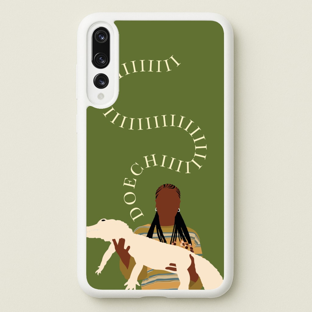 Rapper Holding Alligator - Doechii Phone Case for Huawei P20 Pro