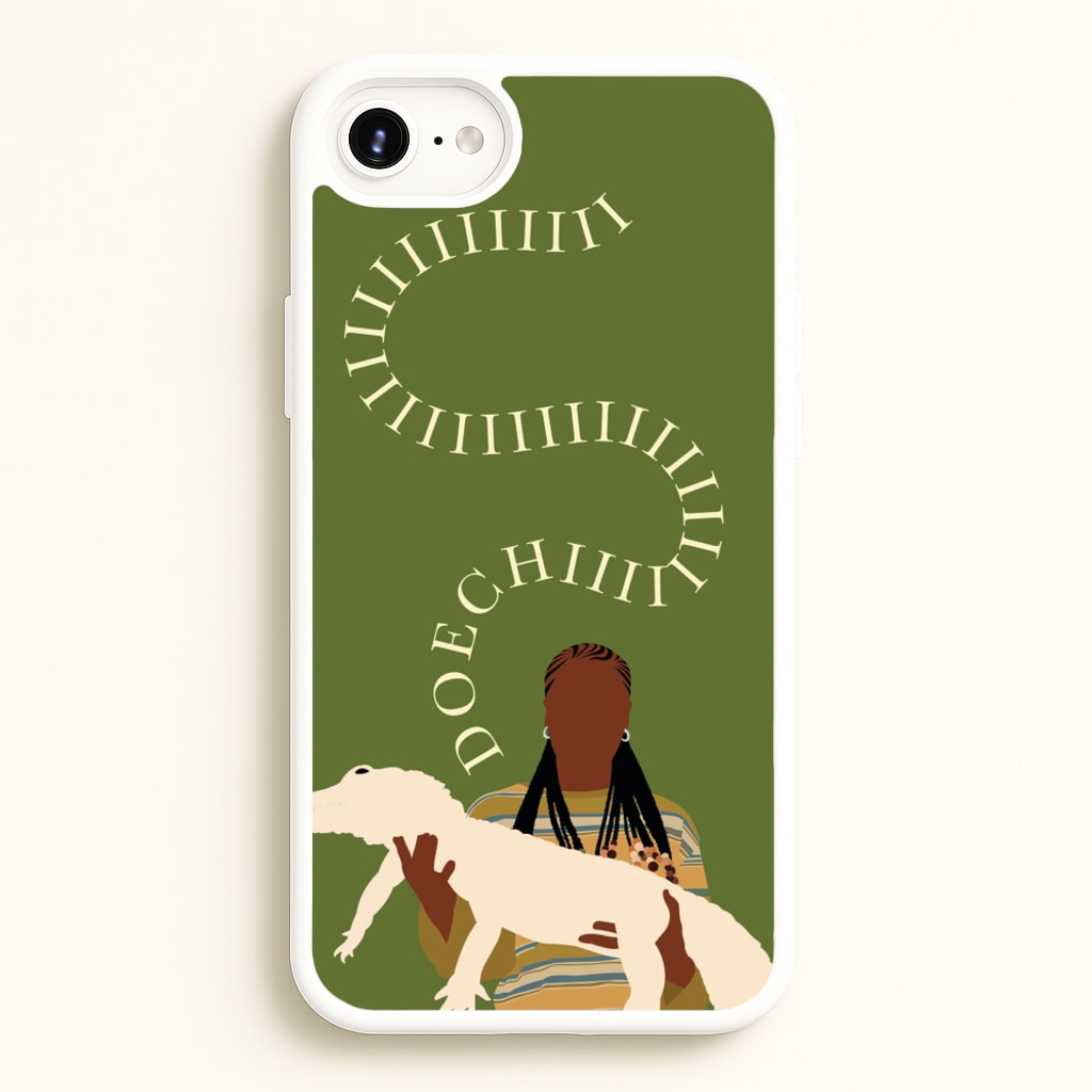 Rapper Holding Alligator - Doechii Phone Case for iPhone 6 / 7 / 8 / SE