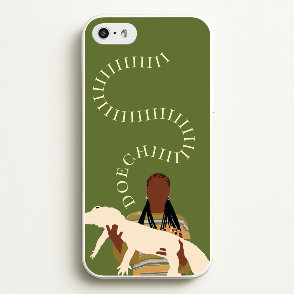 Rapper Holding Alligator - Doechii Phone Case for iPhone 5 / 5s / SE 2016