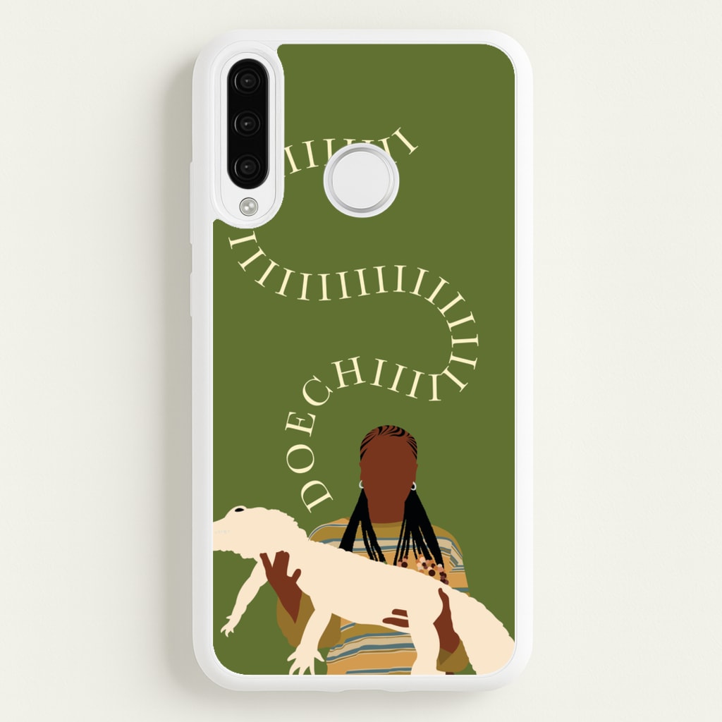 Rapper Holding Alligator - Doechii Phone Case for Huawei P30 Lite