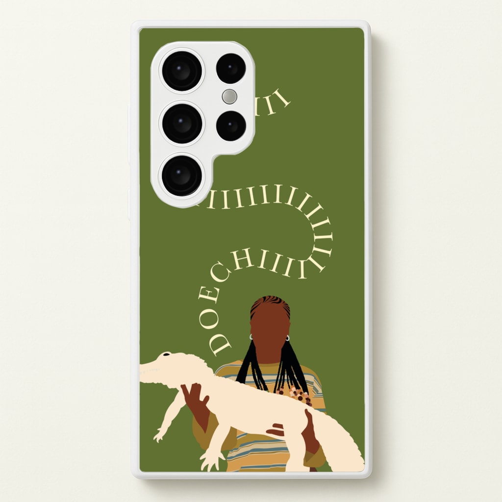 Rapper Holding Alligator - Doechii Phone Case for Galaxy S24 Ultra