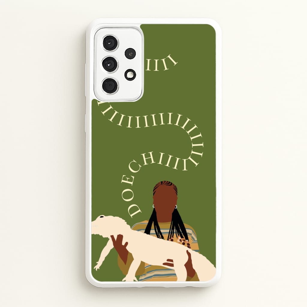 Rapper Holding Alligator - Doechii Phone Case for Galaxy A52 / A52s