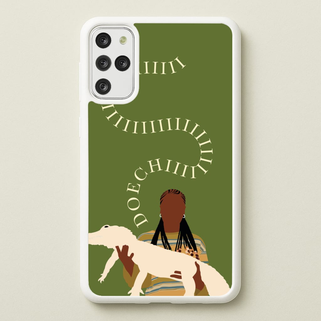Rapper Holding Alligator - Doechii Phone Case for Galaxy S20 Plus