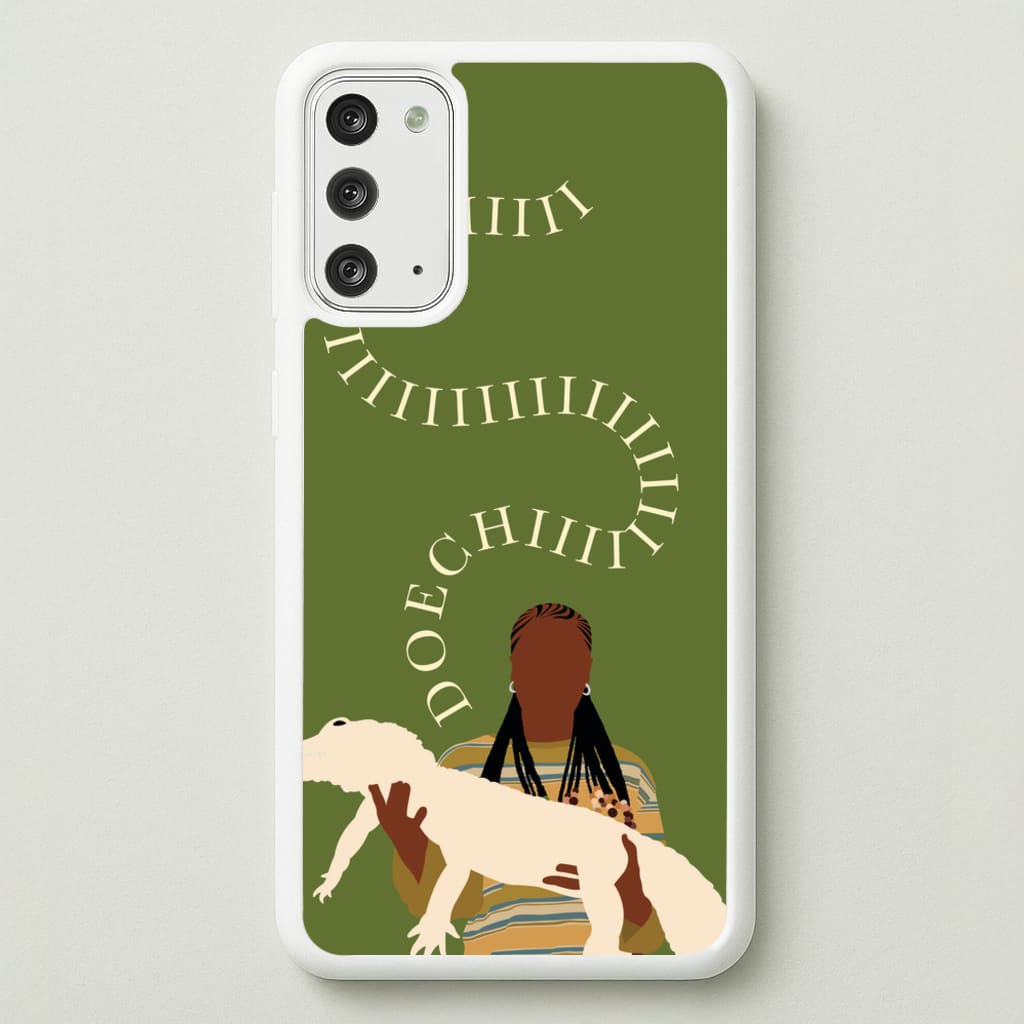 Rapper Holding Alligator - Doechii Phone Case for Galaxy Note 20