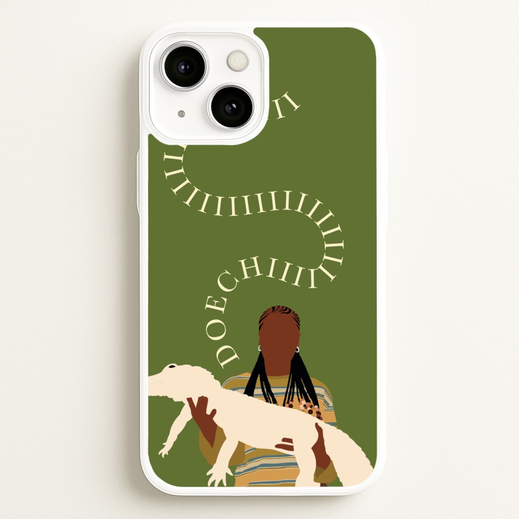 Rapper Holding Alligator - Doechii Phone Case for iPhone 13