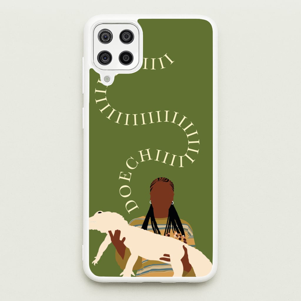 Rapper Holding Alligator - Doechii Phone Case for Galaxy A12