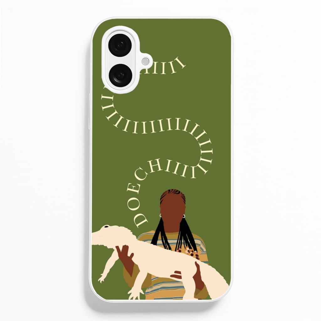 Rapper Holding Alligator - Doechii Phone Case for iPhone 16 Plus