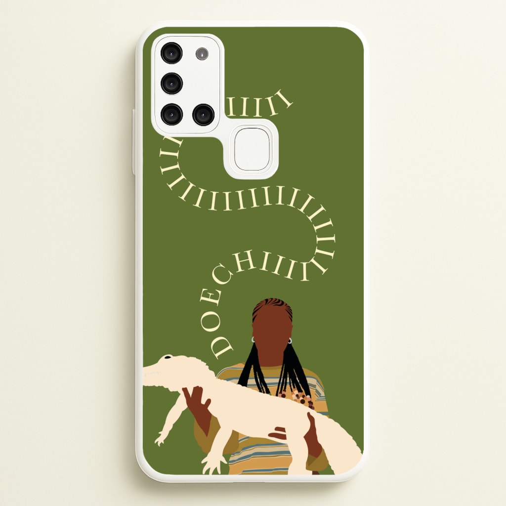 Rapper Holding Alligator - Doechii Phone Case for Galaxy A21s