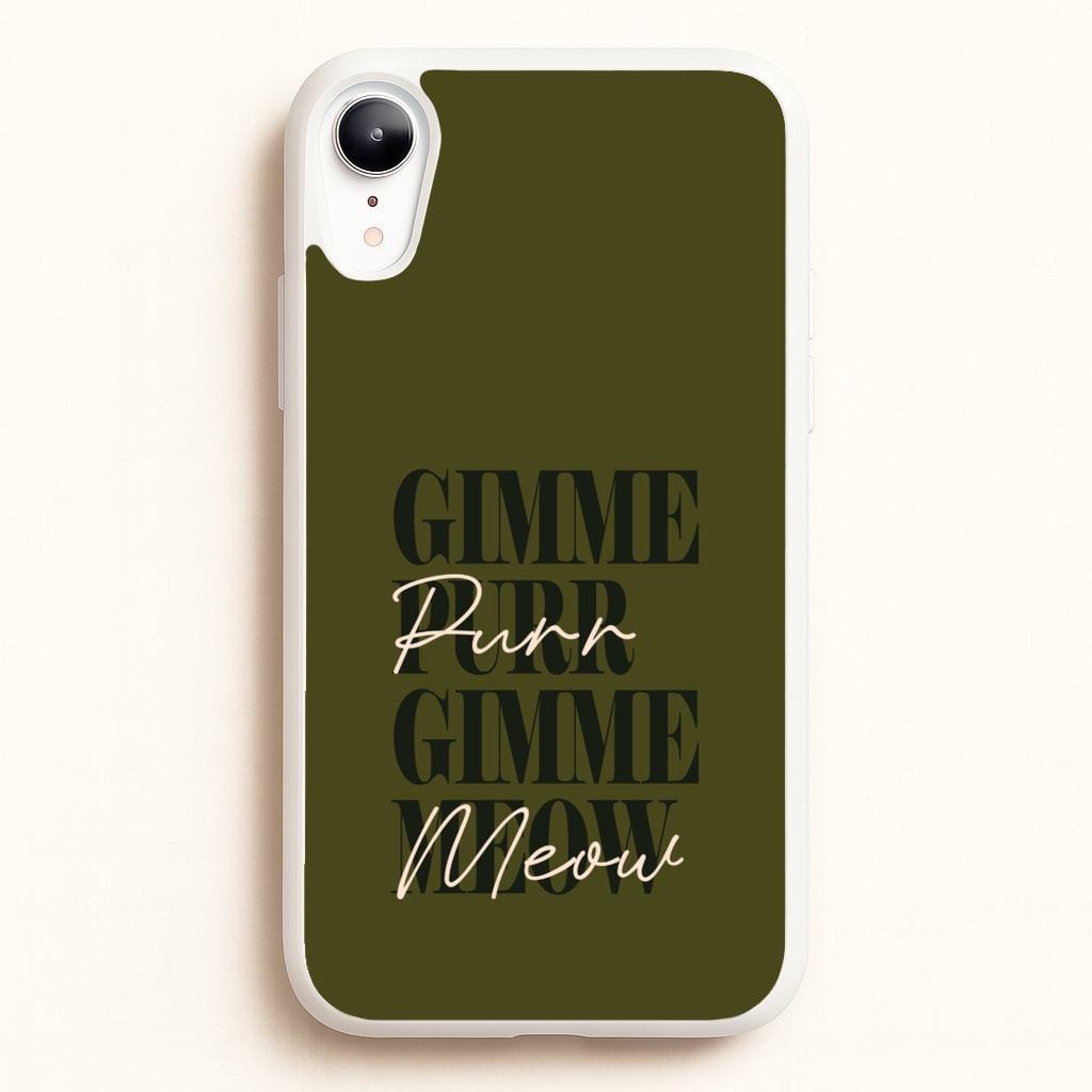 Gimme Purr, Gimme Meow - Doechii Phone Case for iPhone XR