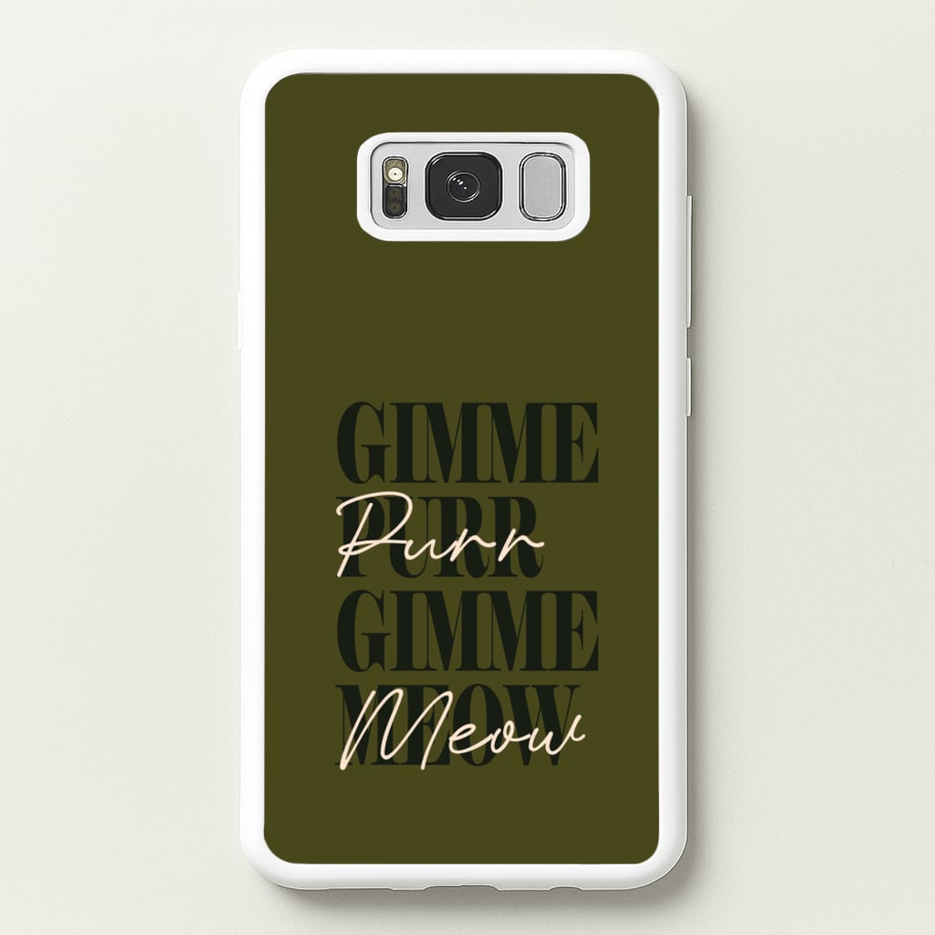 Gimme Purr, Gimme Meow - Doechii Phone Case for Galaxy S8 Plus