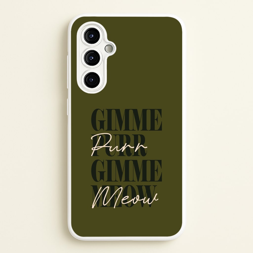 Gimme Purr, Gimme Meow - Doechii Phone Case for Galaxy A54