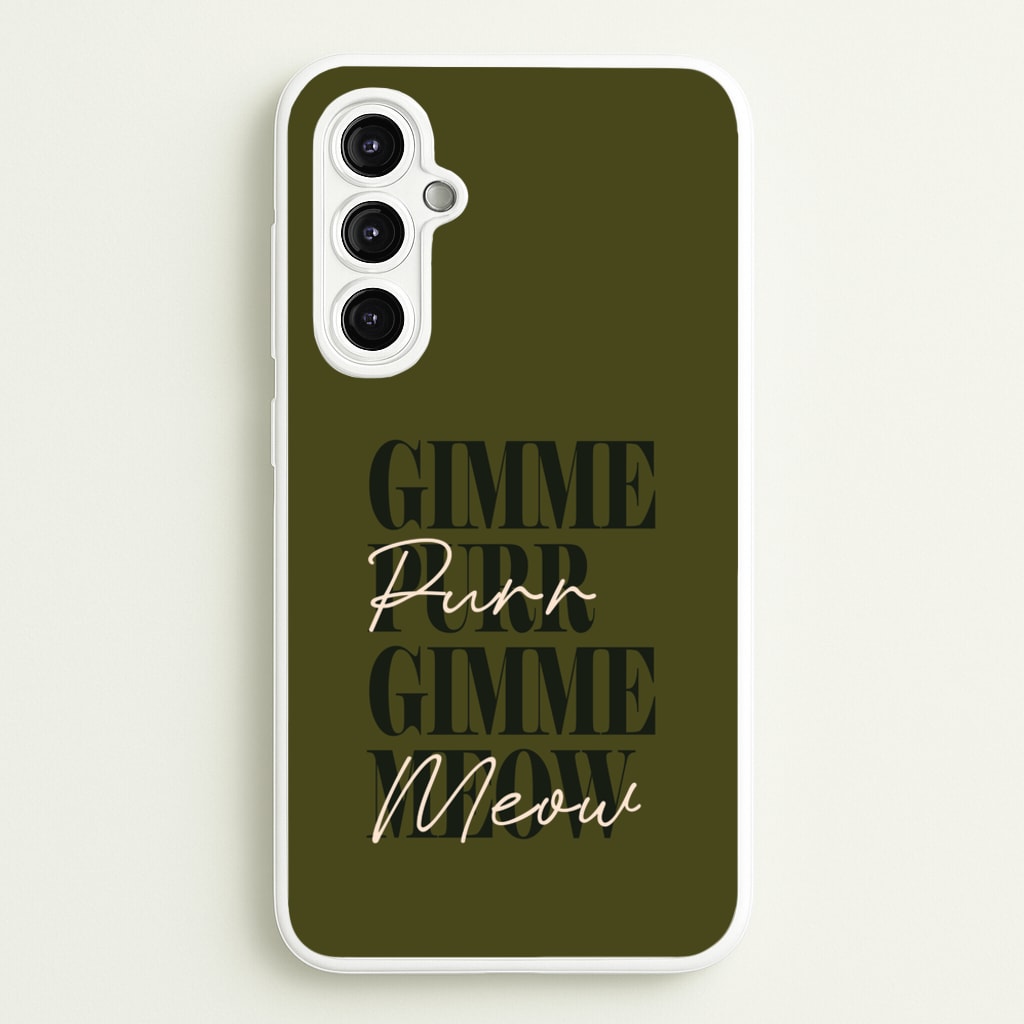 Gimme Purr, Gimme Meow - Doechii Phone Case for Galaxy A14