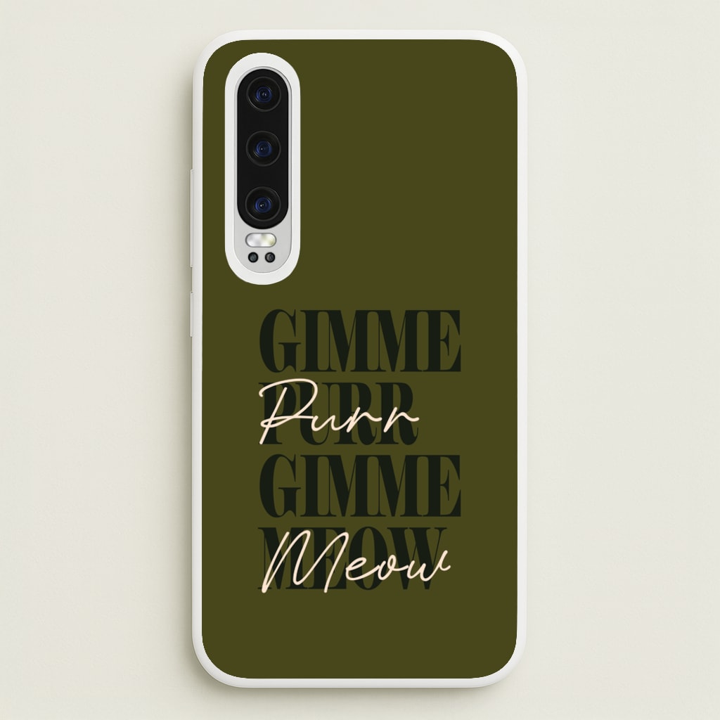 Gimme Purr, Gimme Meow - Doechii Phone Case for Huawei P30