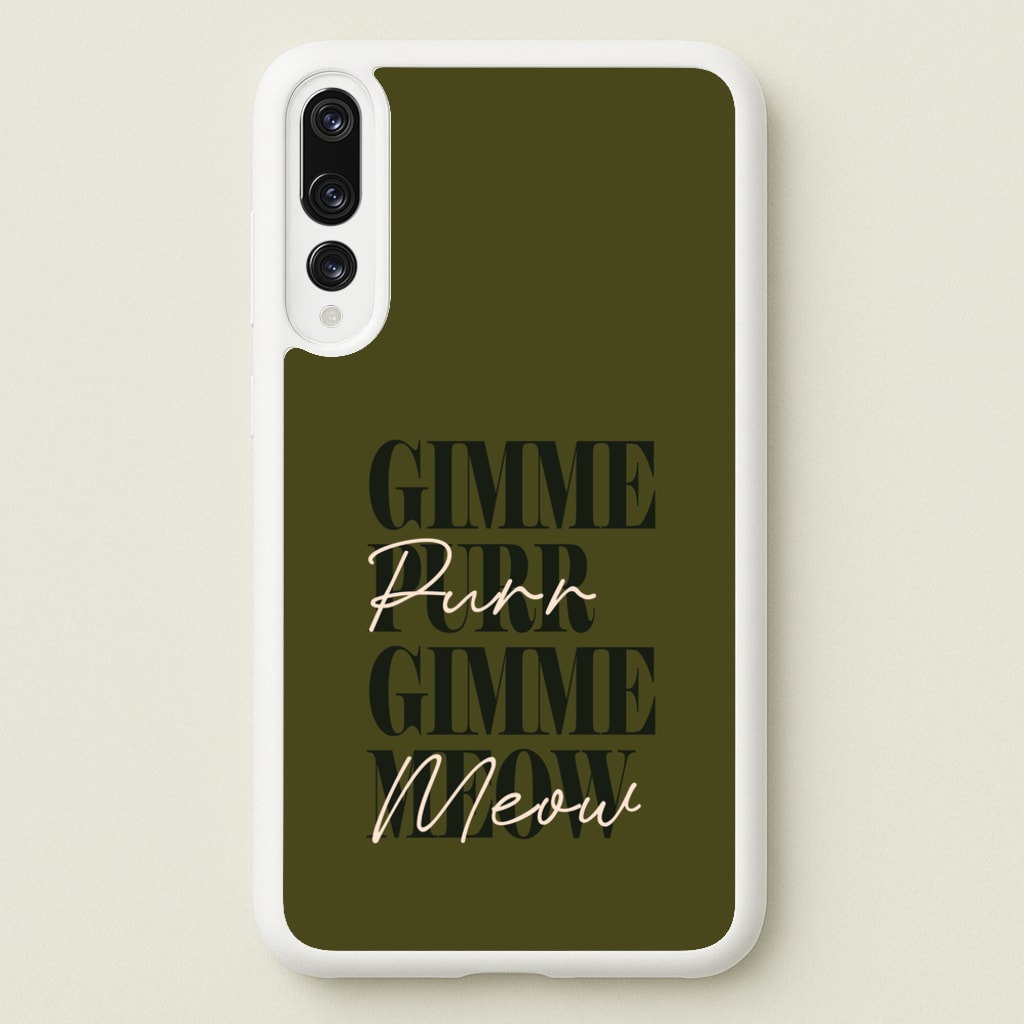 Gimme Purr, Gimme Meow - Doechii Phone Case for Huawei P20 Pro