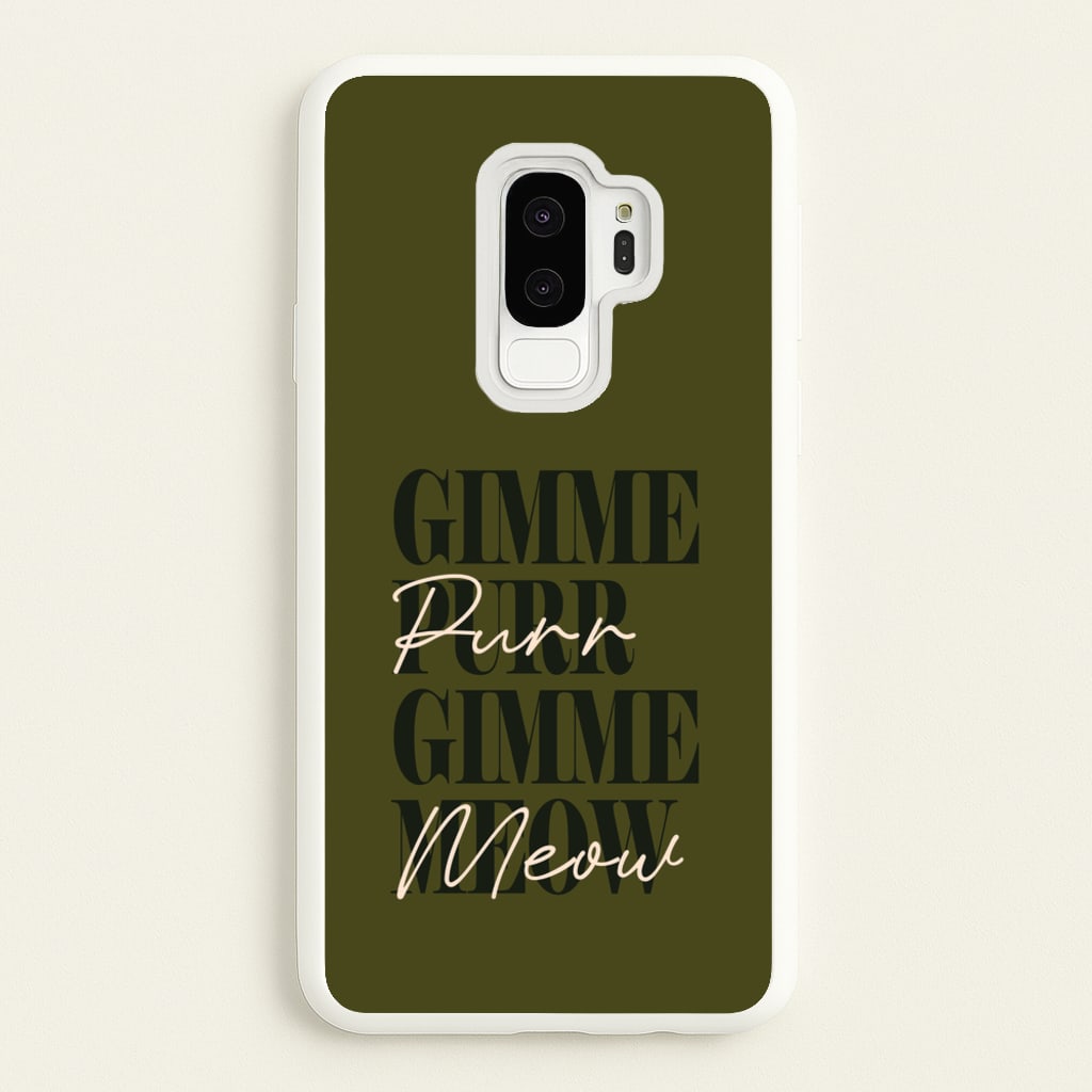 Gimme Purr, Gimme Meow - Doechii Phone Case for Galaxy S9 Plus