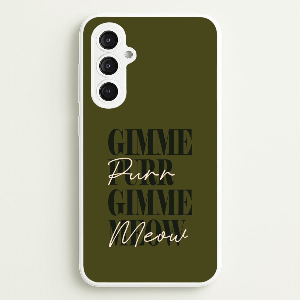 Gimme Purr, Gimme Meow - Doechii Phone Case for Galaxy S23FE