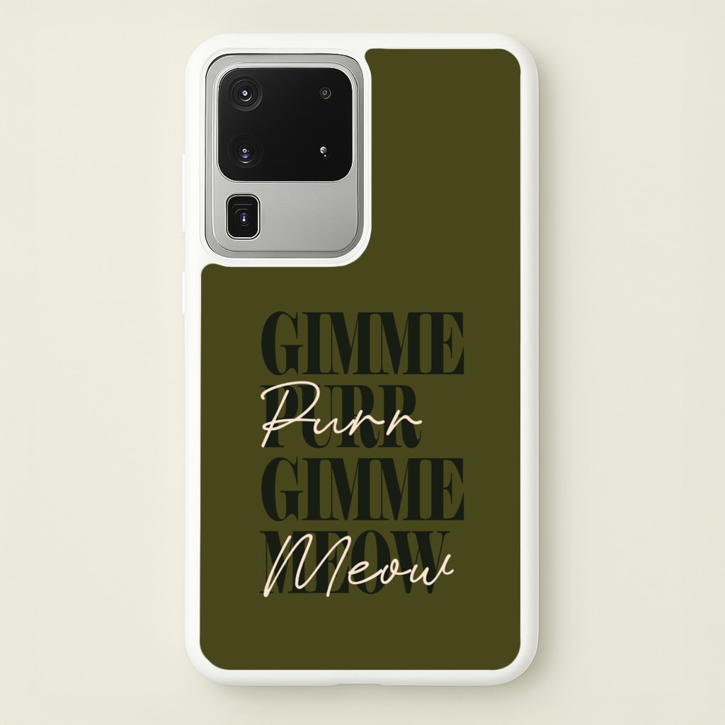 Gimme Purr, Gimme Meow - Doechii Phone Case for Galaxy S20 Ultra