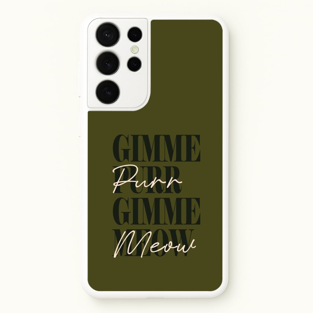 Gimme Purr, Gimme Meow - Doechii Phone Case for Galaxy S21 Ultra