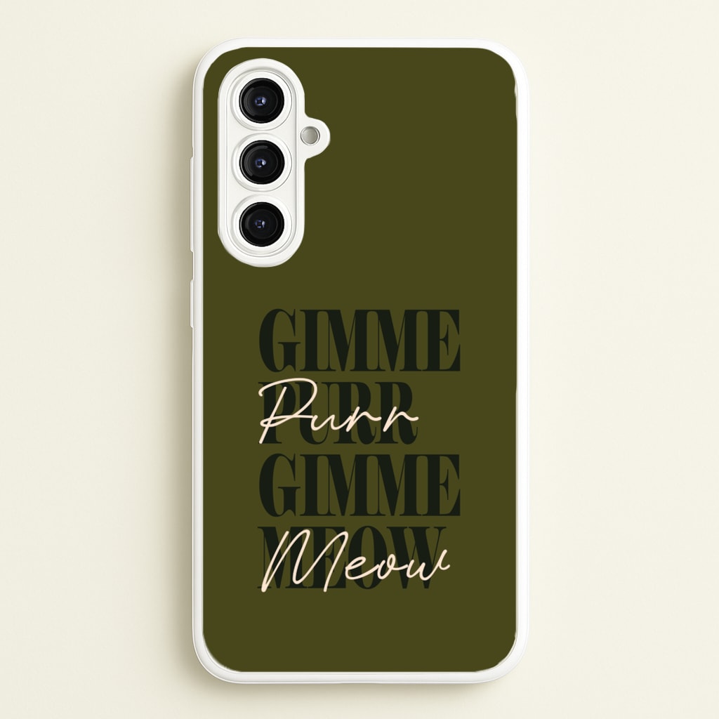 Gimme Purr, Gimme Meow - Doechii Phone Case for Galaxy A16