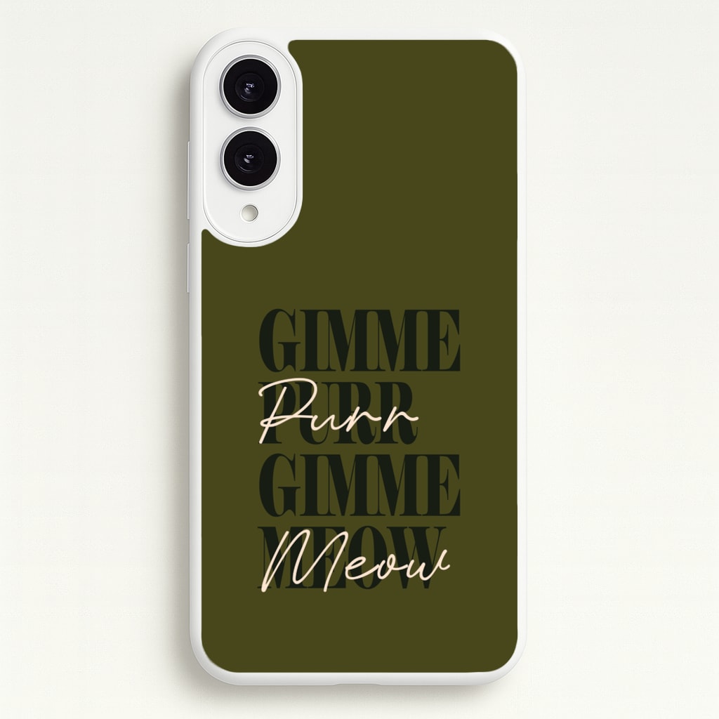 Gimme Purr, Gimme Meow - Doechii Phone Case for Galaxy S25 Edge