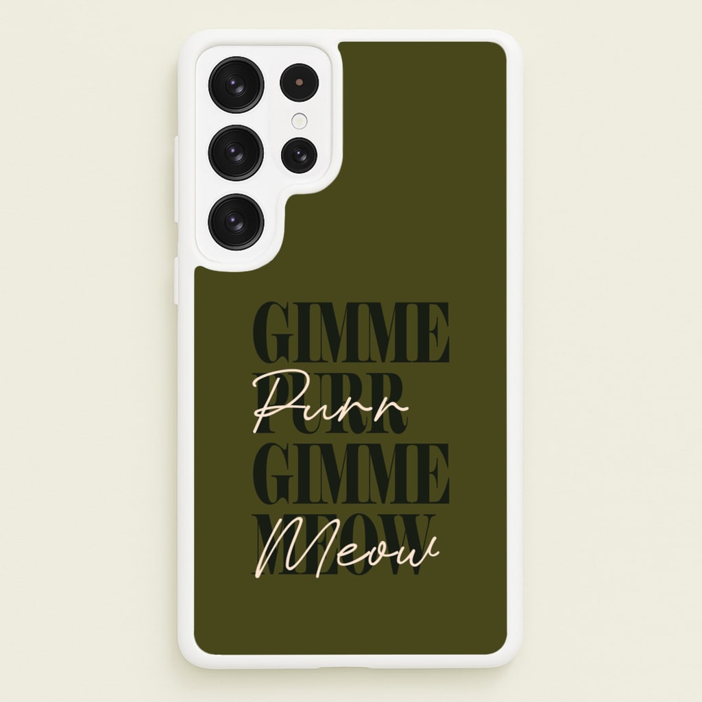Gimme Purr, Gimme Meow - Doechii Phone Case for Galaxy S22 Ultra