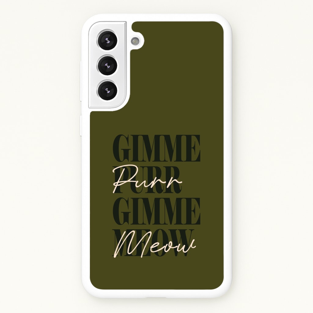 Gimme Purr, Gimme Meow - Doechii Phone Case for Galaxy S22