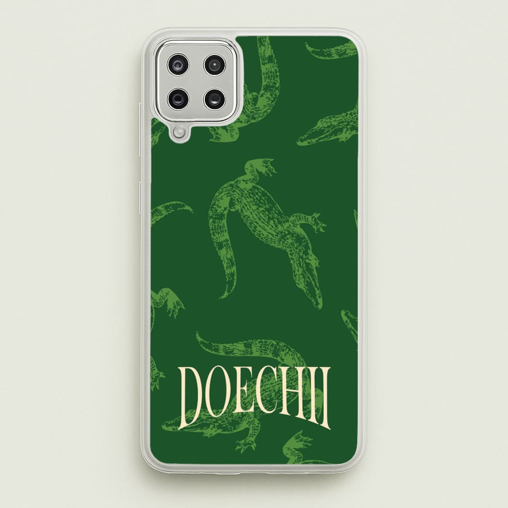 Alligator Pattern - Doechii Phone Case for Galaxy A12
