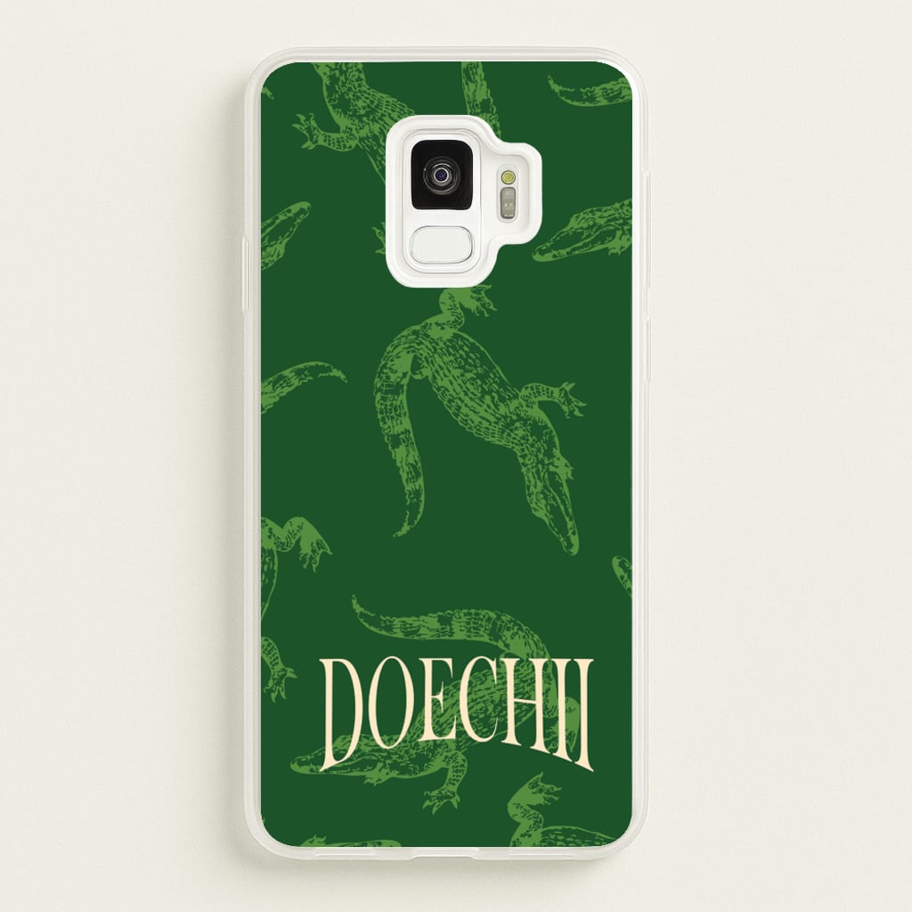 Alligator Pattern - Doechii Phone Case for Galaxy S9