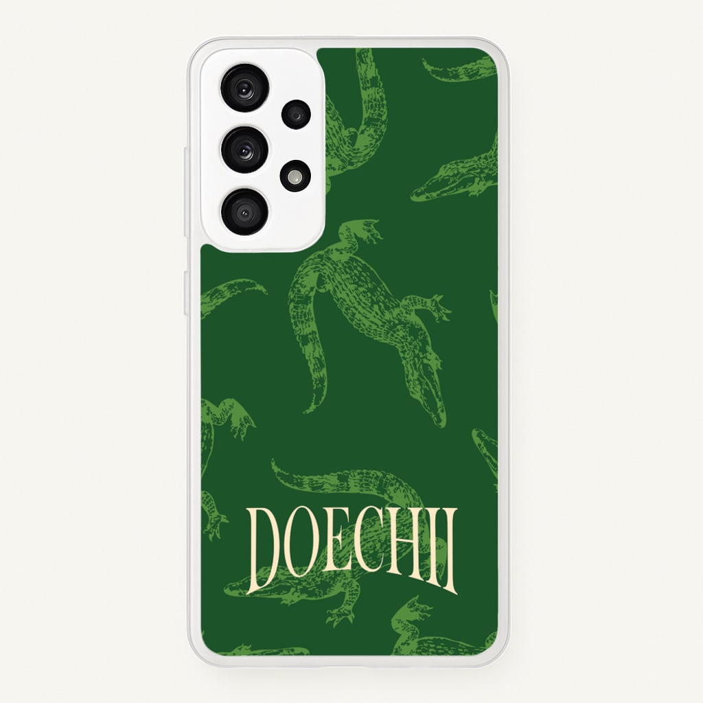 Alligator Pattern - Doechii Phone Case for Galaxy A33