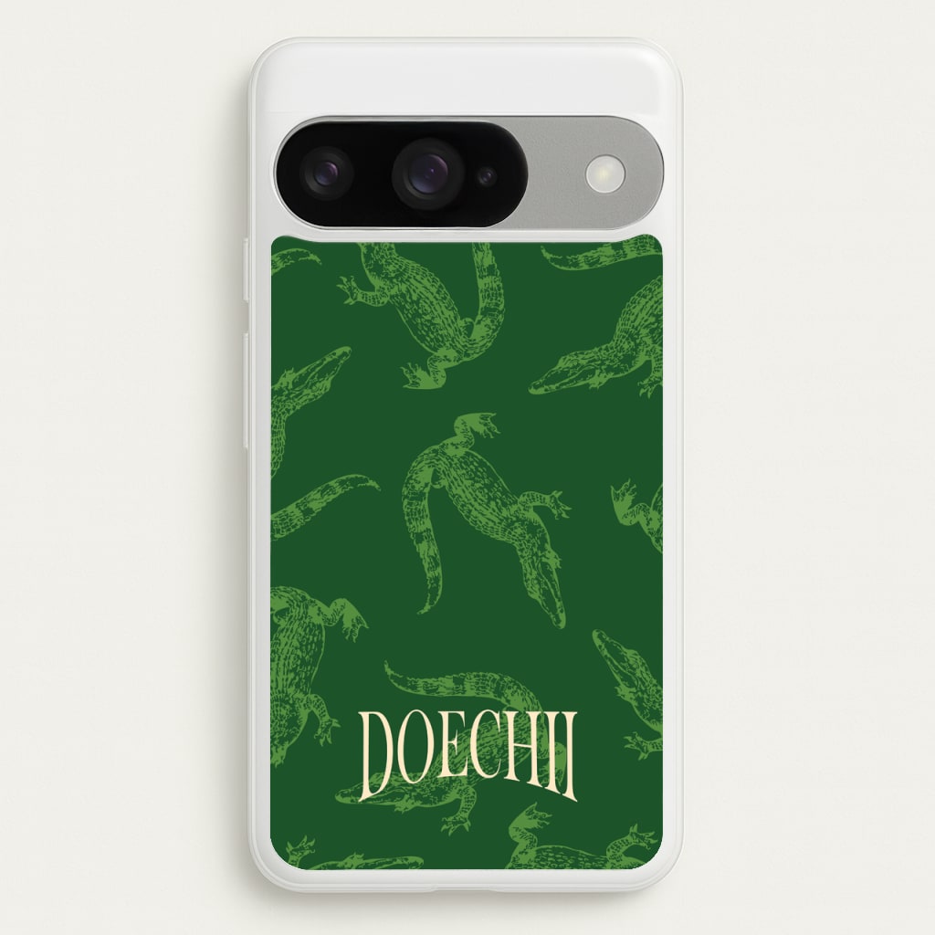 Alligator Pattern Phone Case for Google Pixel 10 / 10 Pro