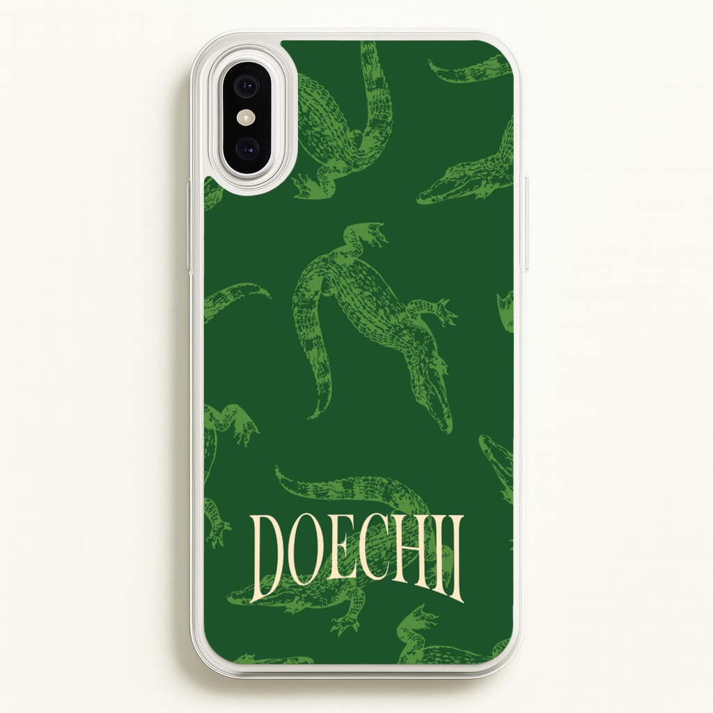 Alligator Pattern - Doechii Phone Case for iPhone XS Max