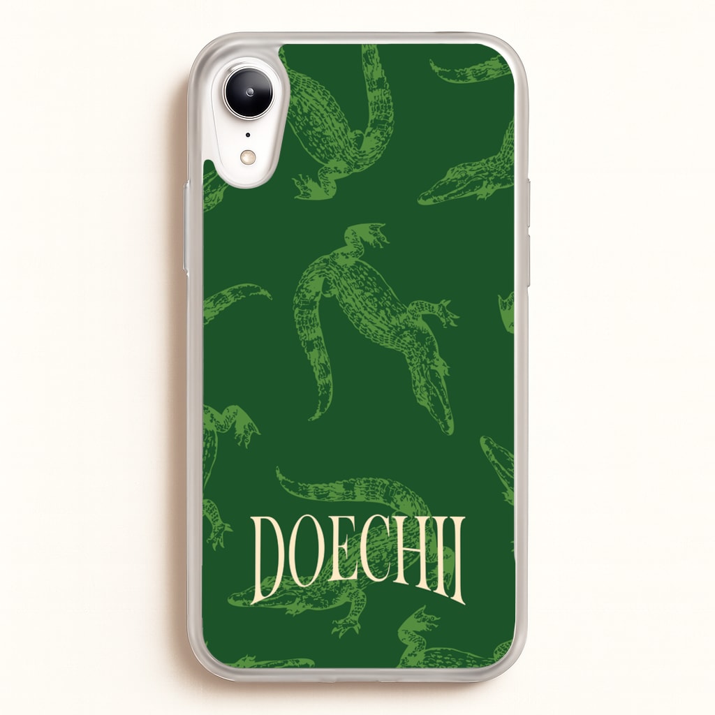 Alligator Pattern - Doechii Phone Case for iPhone XR