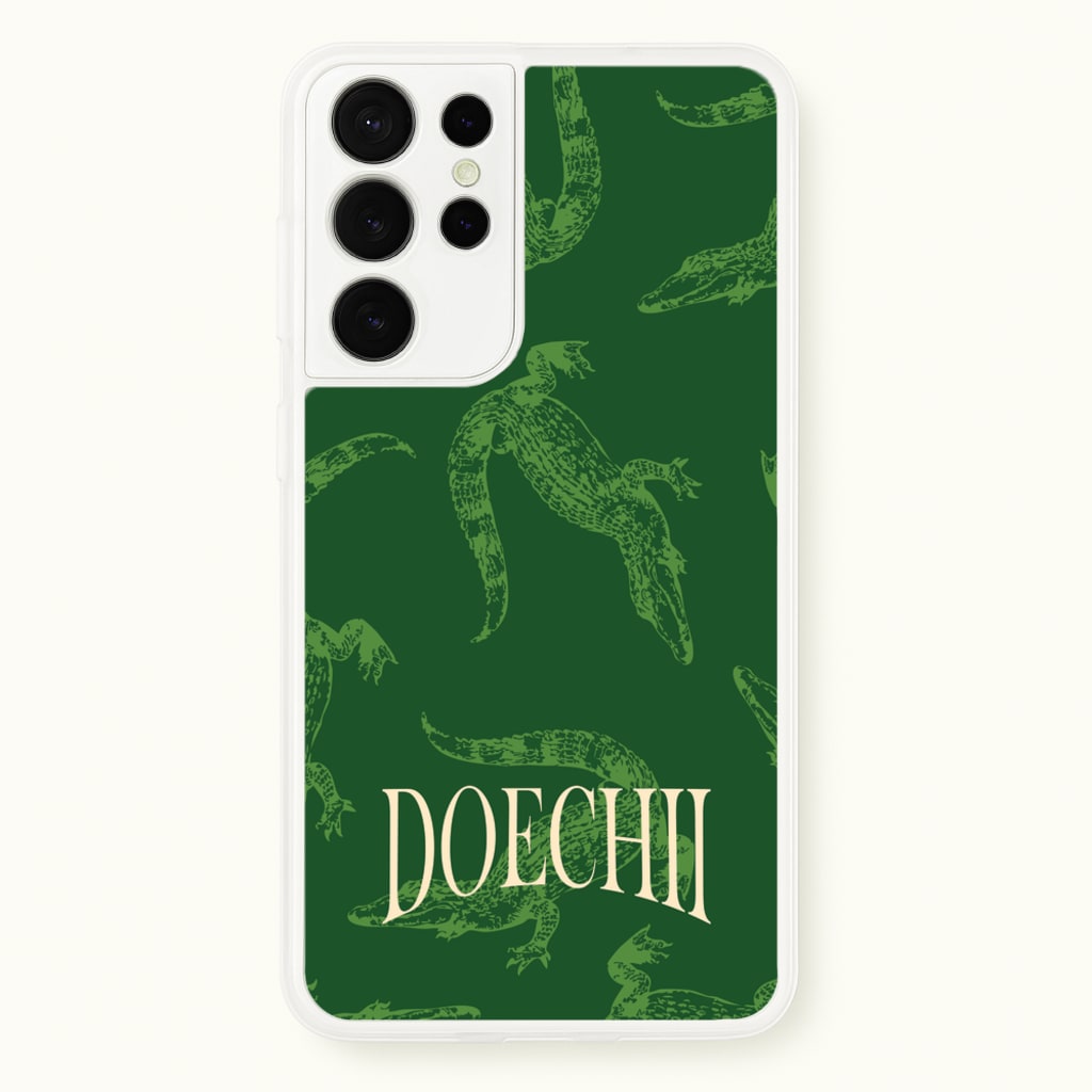 Alligator Pattern - Doechii Phone Case for Galaxy S21 Ultra