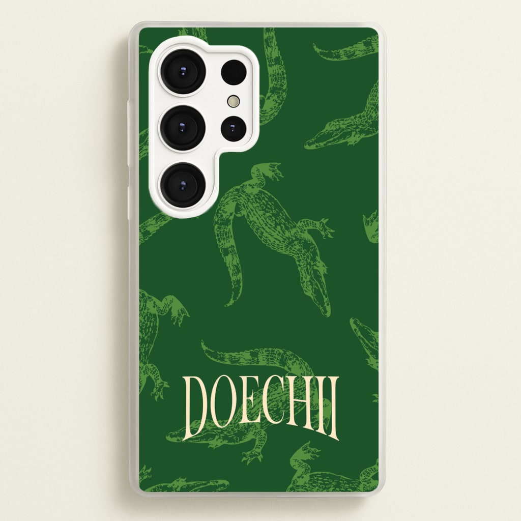 Alligator Pattern - Doechii Phone Case for Galaxy S25 Ultra