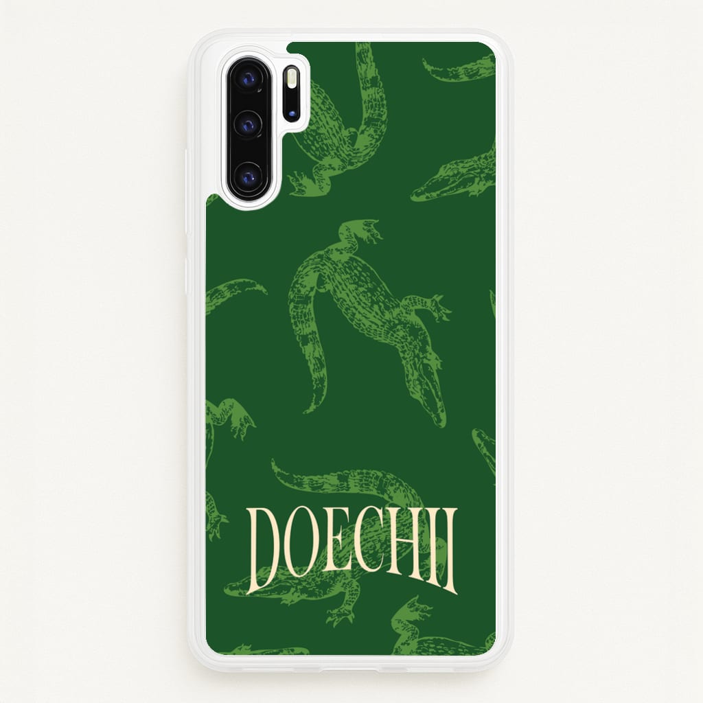 Alligator Pattern - Doechii Phone Case for Huawei P30 Pro