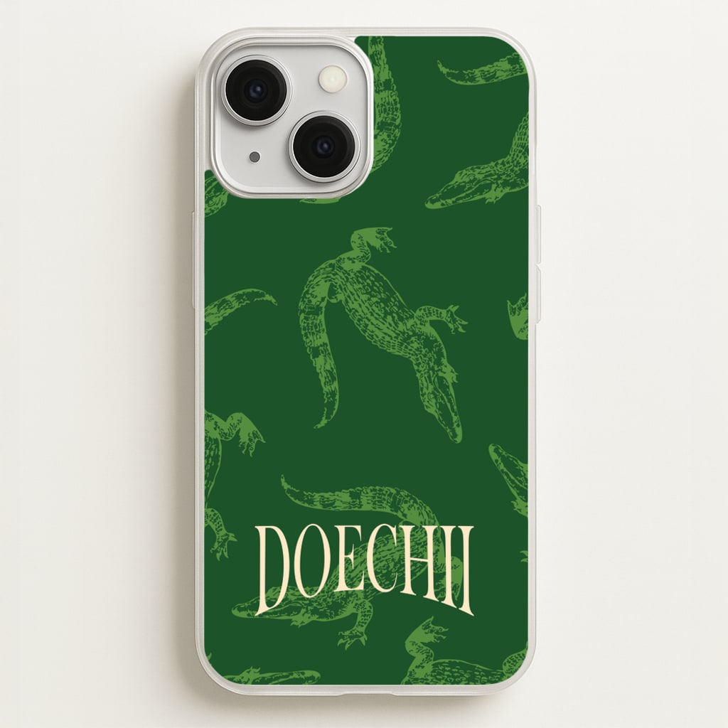 Alligator Pattern - Doechii Phone Case for iPhone 13