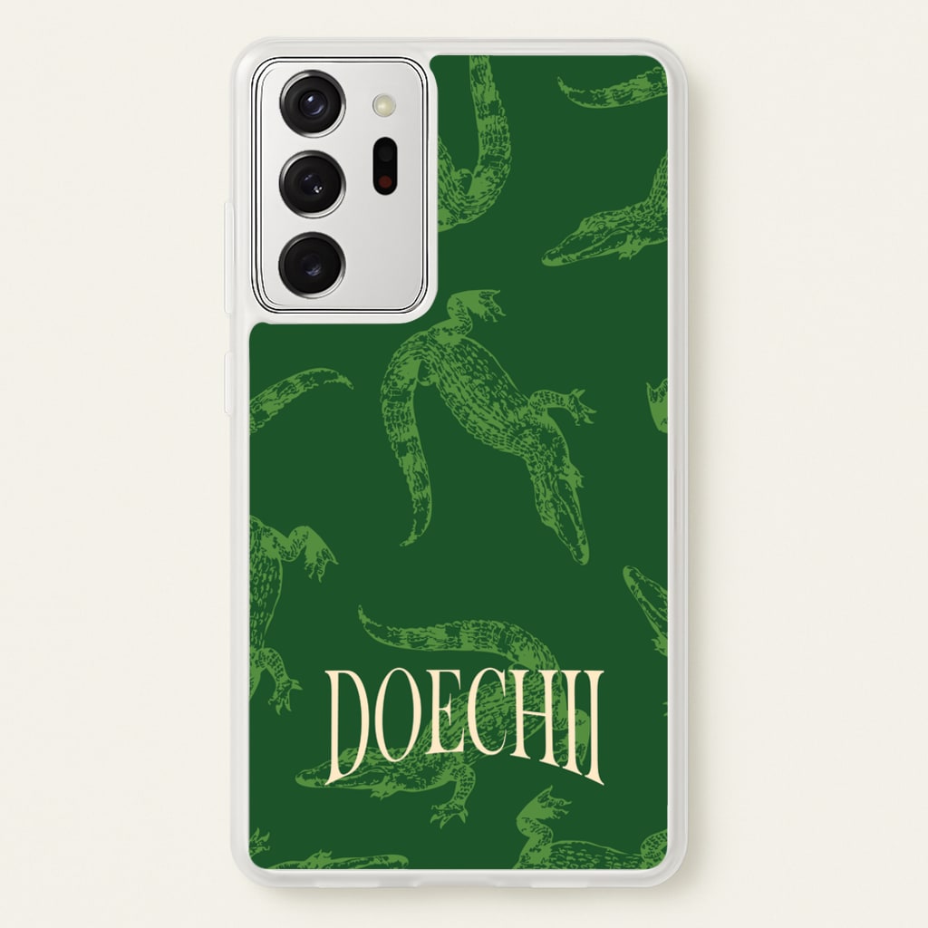 Alligator Pattern - Doechii Phone Case for Galaxy Note 20 Ultra