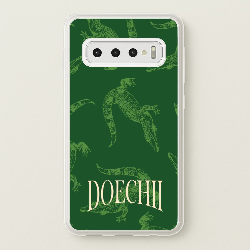 Alligator Pattern - Doechii Phone Case for Galaxy S10