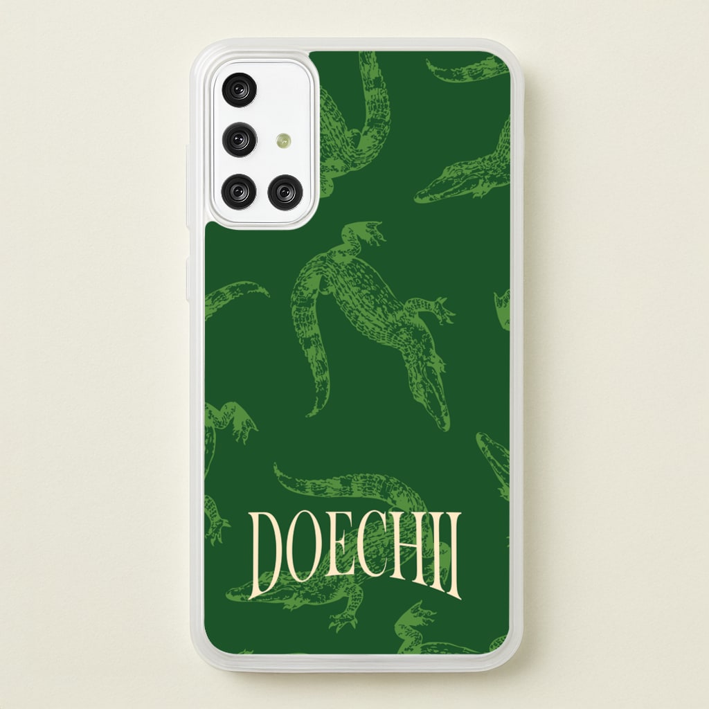 Alligator Pattern - Doechii Phone Case for Galaxy A71
