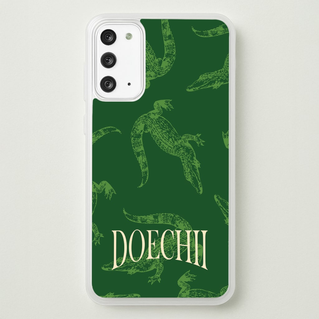Alligator Pattern - Doechii Phone Case for Galaxy Note 20