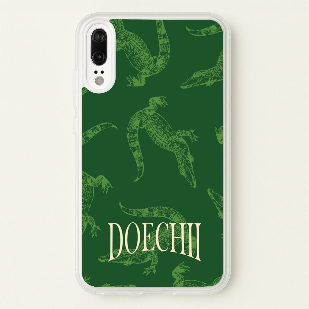Alligator Pattern - Doechii Phone Case for Huawei P20