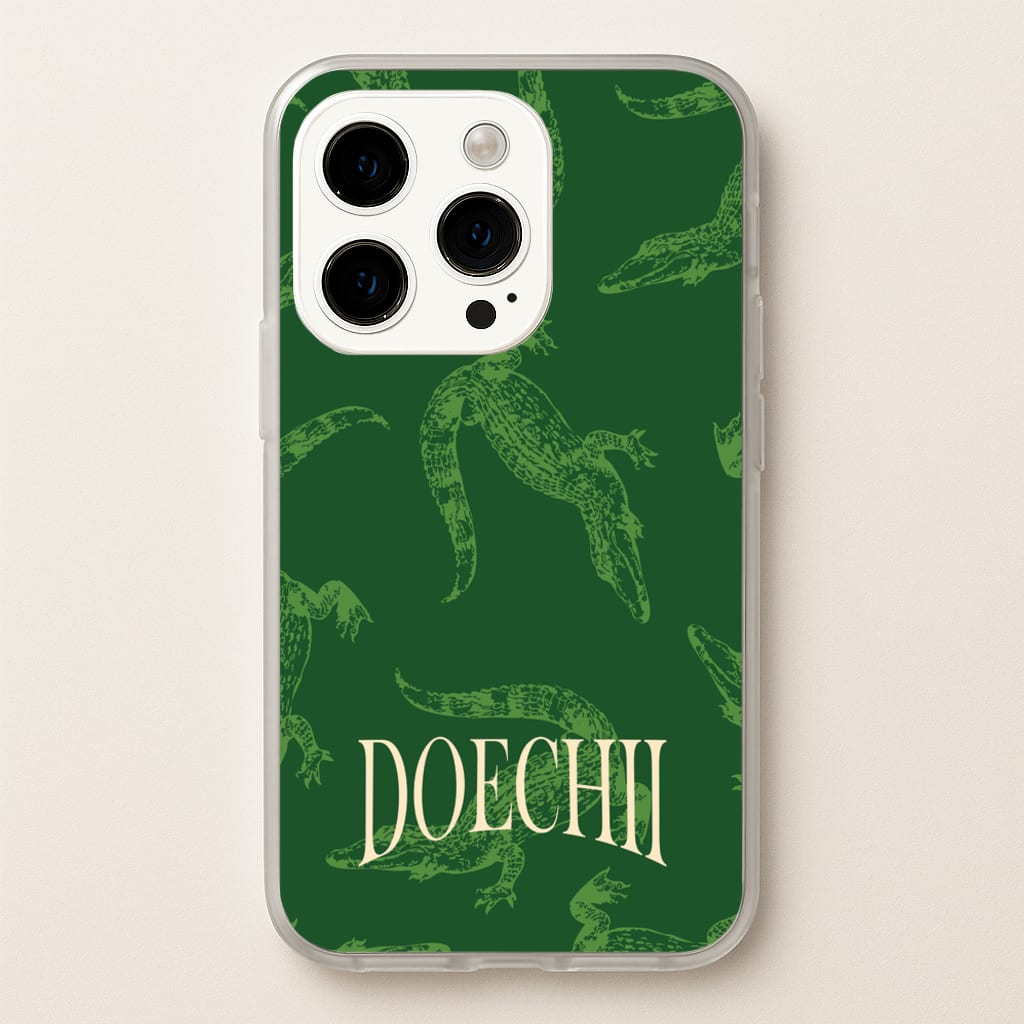 Alligator Pattern - Doechii Phone Case for iPhone 14 Pro
