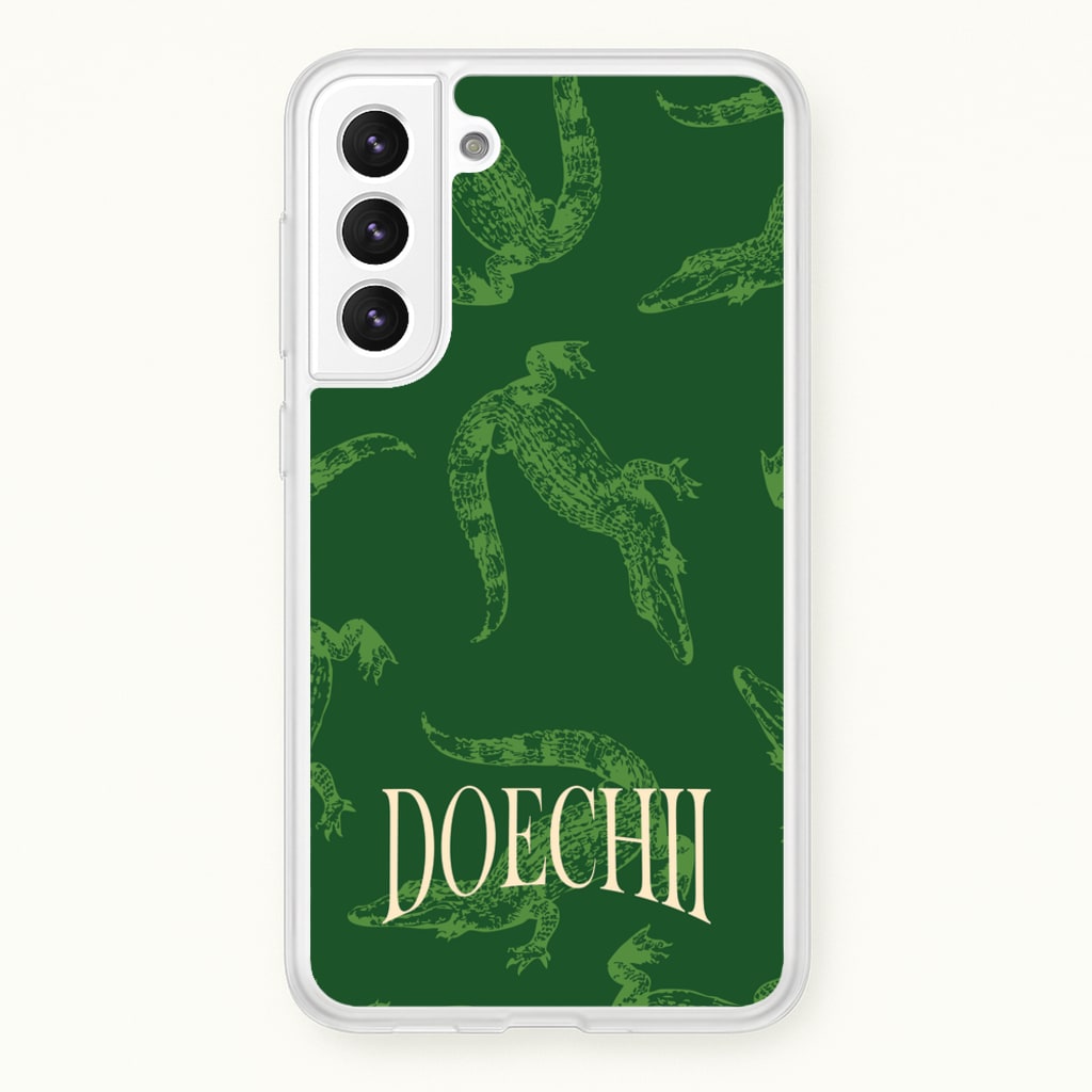 Alligator Pattern - Doechii Phone Case for Galaxy S22