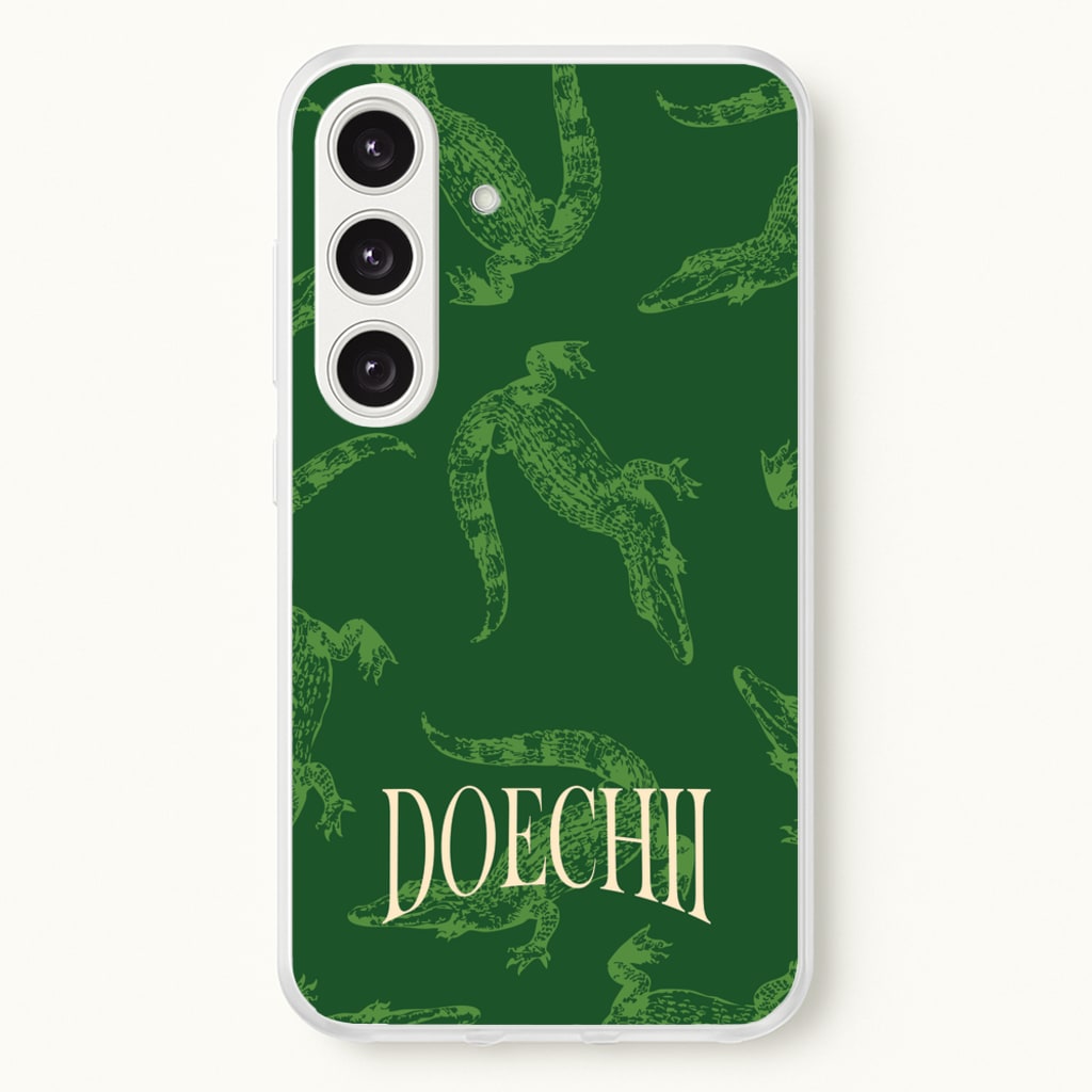 Alligator Pattern - Doechii Phone Case for Galaxy S25 Plus