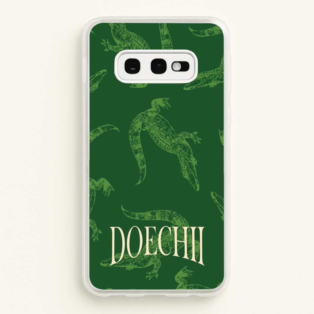 Alligator Pattern - Doechii Phone Case for Galaxy S10e